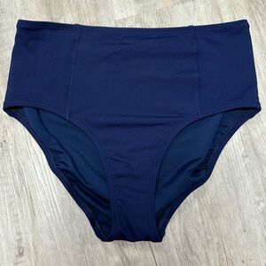 Lands End High Waist Swim Bottoms